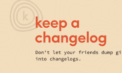 Featured image of post Keep a Changelog